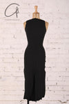 marc le bihan sleeveless dress 21964 E23 black